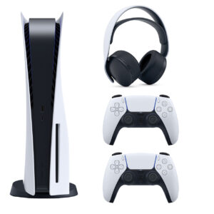 کنسول بازی سونی مدل PlayStation 5 ظرفیت 825 گیگابایت ریجن 1218 آسیا به همراه دسته اضافی و هدست