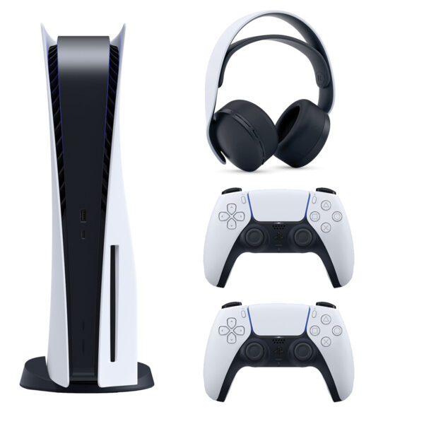 کنسول بازی سونی مدل PlayStation 5 ظرفیت 825 گیگابایت ریجن 1218 آسیا به همراه دسته اضافی و هدست