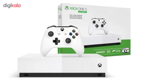 مجموعه کنسول بازی مایکروسافت مدل  Xbox One S ALL DIGITAL ظرفیت 1 ترابایت
