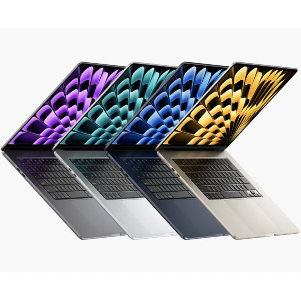 لپ تاپ 15.3 اینچی اپل مدل MacBook Air MXD23 2024 LLA-M3-16GB RAM-512GB SSD