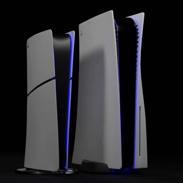 کنسول بازی سونی مدل PlayStation 5 Slim Digital Edition ظرفیت 1 ترابایت ریجن 2016B اروپا به همراه دسته اضافی و پایه شارژر