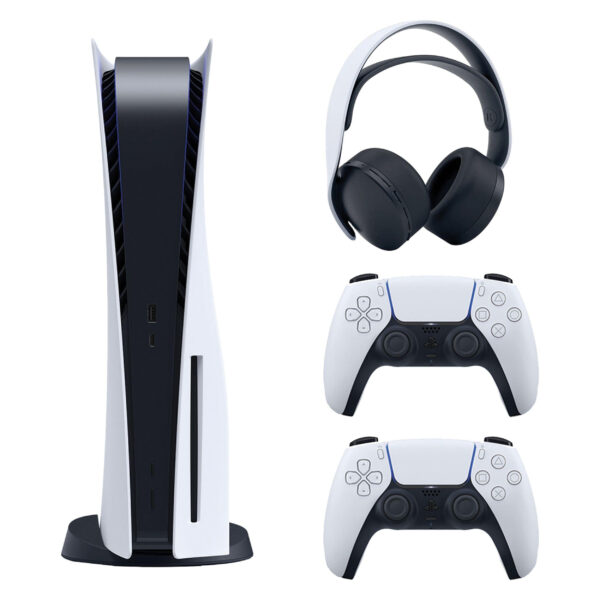 مجموعه کنسول بازی سونی مدل PlayStation 5 Drive ظرفیت 825 گیگابایت به همراه هدست و دسته اضافی