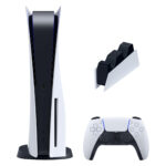 کنسول بازی سونی مدل PlayStation 5 ظرفیت 825 گیگابایت ریجن 1200 آسیا به همراه پایه شارژر
