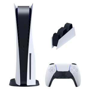 کنسول بازی سونی مدل PlayStation 5 ظرفیت 825 گیگابایت ریجن 1200 آسیا به همراه پایه شارژر