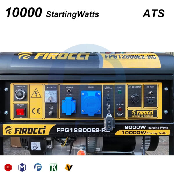 موتور برق بنزینی 18 اسب بخار فیروچی مدل FPG12800E2-RC