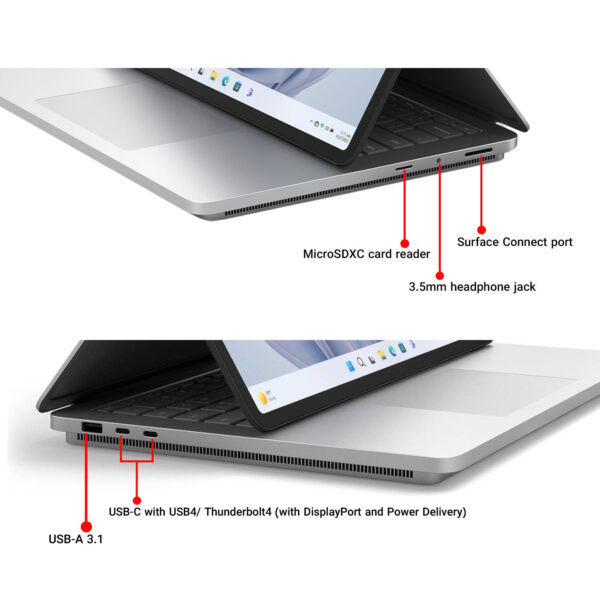 لپ تاپ 14.4 اینچی مایکروسافت مدل Surface Laptop Studio 2-i7 13700H-64GB LPDDR5x-1SSD-RTX4060-Touch