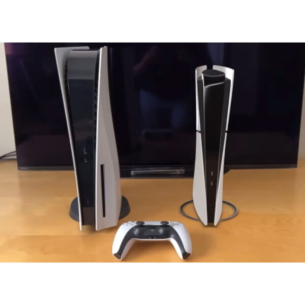کنسول بازی سونی مدل PlayStation 5 Slim Digital Edition ظرفیت 1 ترابایت ریجن 2016B اروپا به همراه دسته اضافی و پایه شارژر