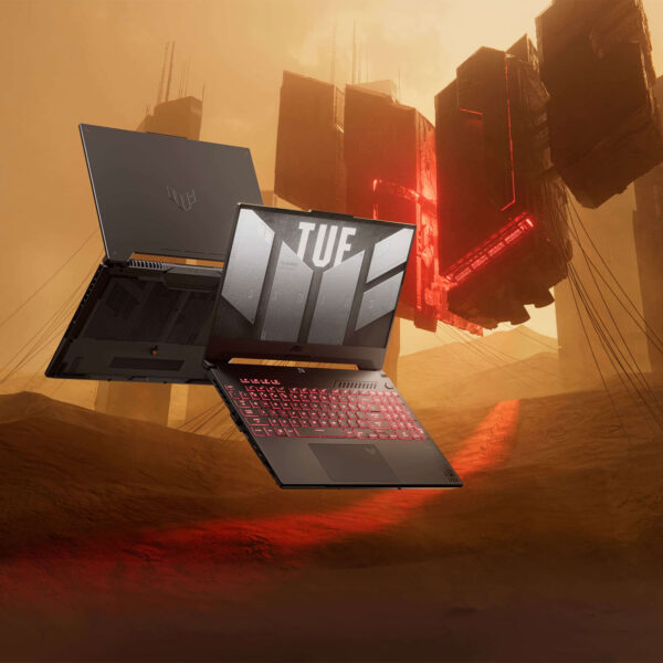 لپ تاپ 15.6 اینچ ایسوس مدل TUF Gaming A15 (2024) FA507UI-LP034W-R9 8945HS-48GB DDR5 5600MHz-1TB SSD-RTX4070 8GB-FHD 144Hz-W - کاستوم شده