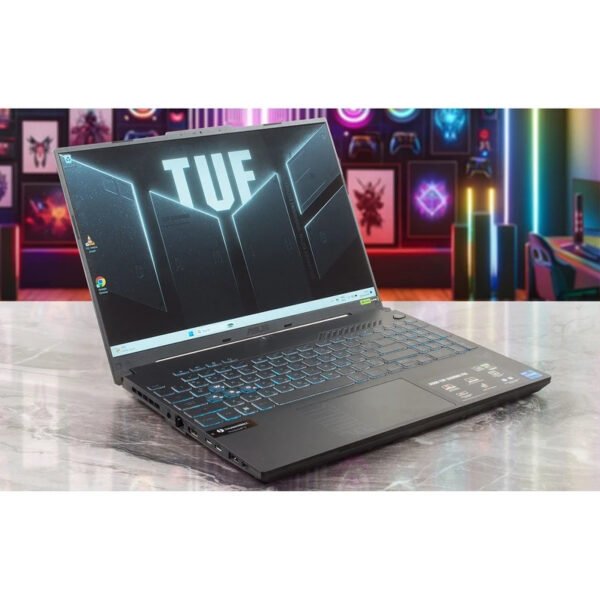 لپ تاپ 16 اینچی ایسوس مدل TUF Gaming F16 FX607VU-RL177-Core 5 210H-16GB DDR5 4800MHz-512GB SSD-RTX4050 6GB-Full HD 144Hz