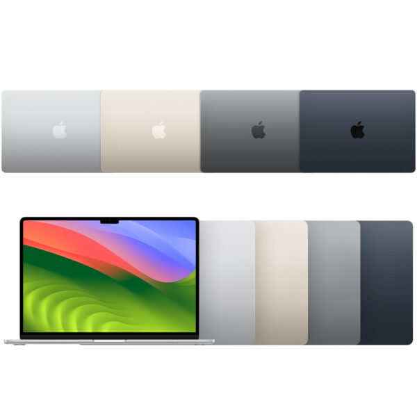 لپ تاپ 15.3 اینچی اپل مدل MacBook Air MRYP3 2024 LLA-M3-8GB RAM-256GB SSD