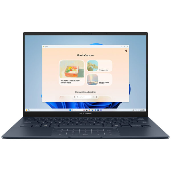 لپ تاپ 14 اینچی ایسوس مدل Zenbook 14 UX3405CA-U7512-Core Ultra 7 255H-16GB LPDDR5X 8533MHz-512GB SSD-OLED Touch-Backlit-W