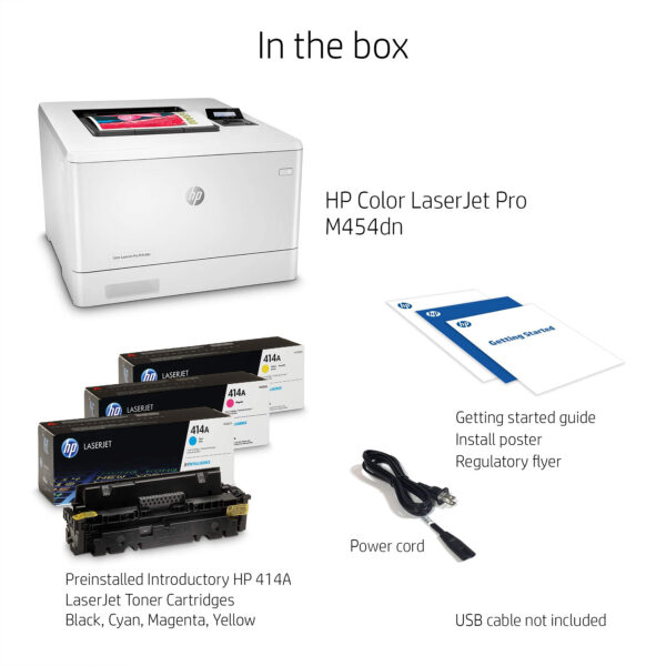 پرینتر لیزری اچ‌ پی مدل   Color LaserJet Pro M454dn