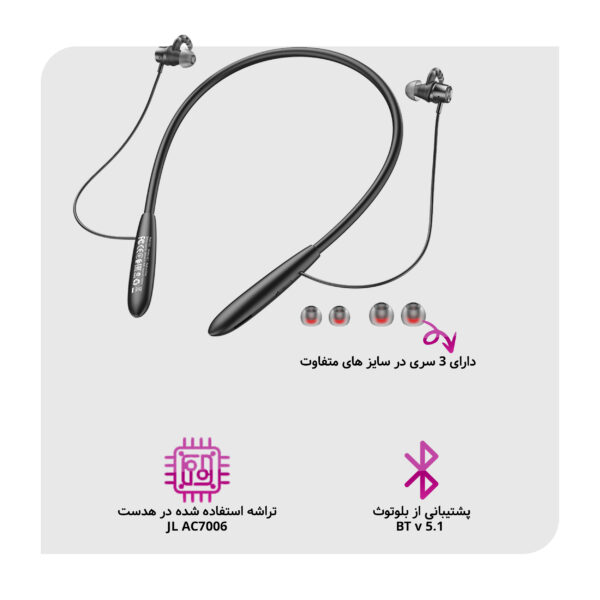 خرید و قیمت | هدست بلوتوثی هوکو مدل ES61