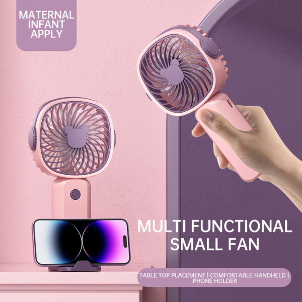 پنکه شارژی مدل KLW-F8 ظرفیت 800 میلی آمپر ساعت