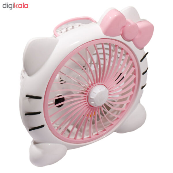 خرید و قیمت پنکه رومیزی شن لیان طرح kitty کد 20