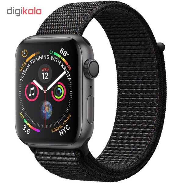 خرید و قیمت | ساعت هوشمند اپل واچ 4 مدل 44mm Aluminum Case with Sport Loop Nylon Band
