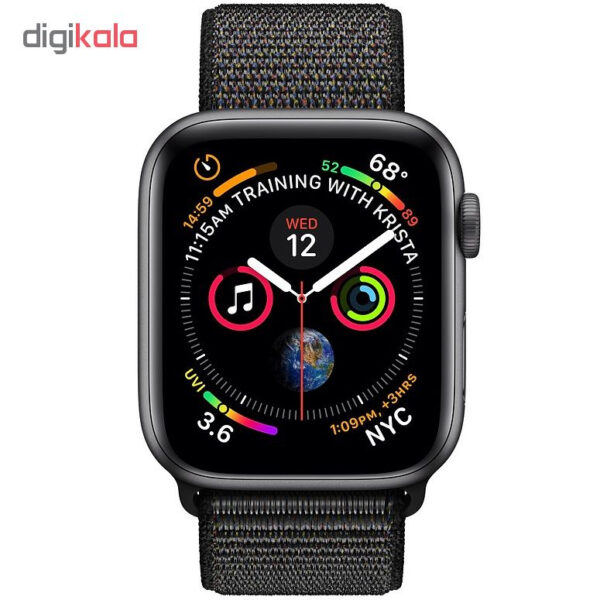 خرید و قیمت | ساعت هوشمند اپل واچ 4 مدل 44mm Aluminum Case with Sport Loop Nylon Band