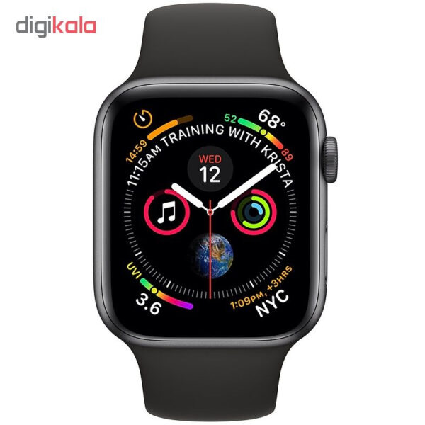 خرید و قیمت | ساعت هوشمند اپل واچ سری 4 مدل 44mm Aluminum Case With Sport Silicon Band