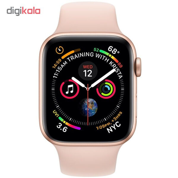 خرید و قیمت | ساعت هوشمند اپل واچ سری 4 مدل 44mm Aluminum Case With Sport Silicon Band