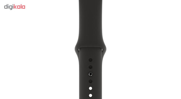 خرید و قیمت | ساعت هوشمند اپل واچ سری 5 مدل 44m Aluminum Case Black Sport Silicon Band