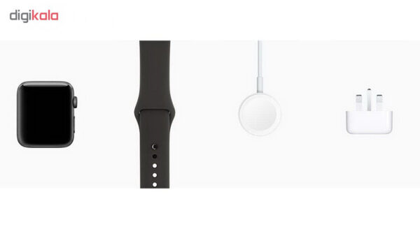 خرید و قیمت | ساعت هوشمند اپل واچ سری 5 مدل 44mm Aluminum Case With Black  Nike Sport  Silicon Band
