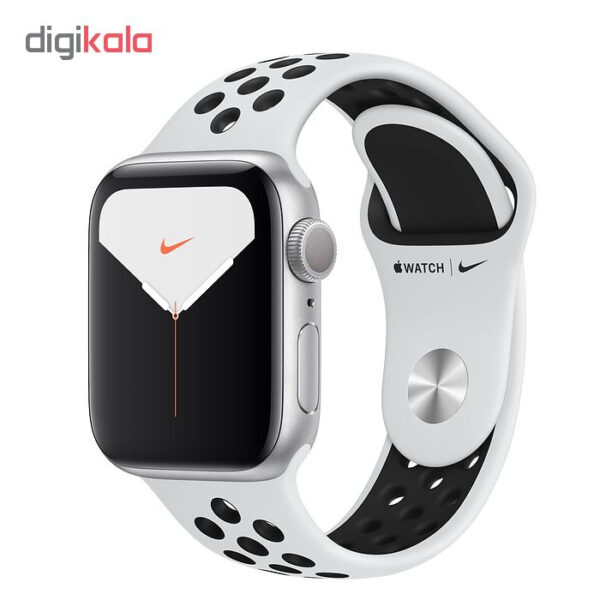 خرید و قیمت | ساعت هوشمند اپل واچ سری 5 مدل 44mm Aluminum Case With Anthracite Nike Sport Silicon Band