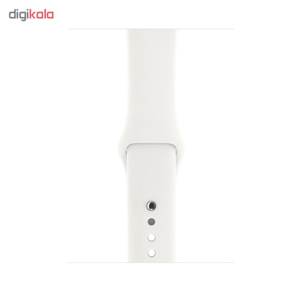 خرید و قیمت | ساعت اپل واچ سری 3 سلولار مدل 42mm Silver Aluminium Case with White Sport Band