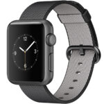 خرید و قیمت | ساعت هوشمند اپل واچ مدل 38mm Aluminum Case With Black Woven Nylon Band