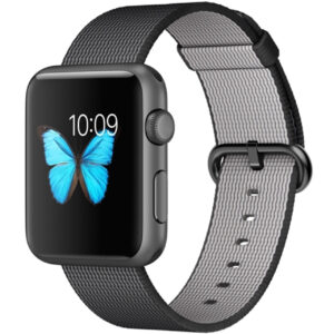 خرید و قیمت | ساعت هوشمند اپل واچ مدل 42mm Aluminum Gray Case With Black Woven Nylon Band