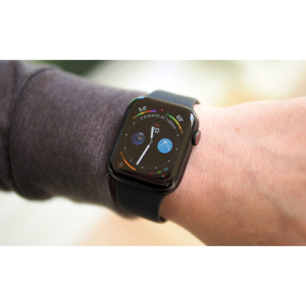 خرید و قیمت | ساعت هوشمند اپل واچ سری 5 مدل 44m Aluminum Case Black Sport Silicon Band