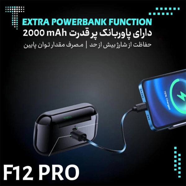 خرید و قیمت | هدفون بلوتوثی مدل F12 Pro Edition 2025