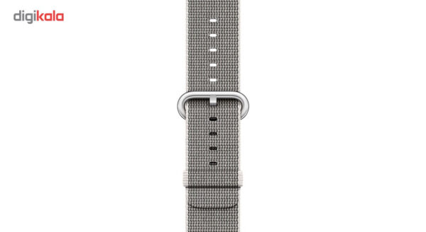 خرید و قیمت ساعت هوشمند اپل واچ سری 2 مدل  38mm Silver Aluminum Case with Pearl Woven Nylon Band