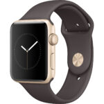 خرید و قیمت | ساعت هوشمند اپل واچ سری 2 مدل 42mm Aluminum Case with Cocoa Sport Silicone Band