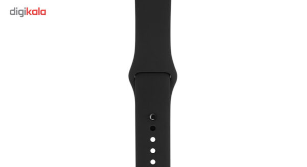 خرید و قیمت | ساعت هوشمند اپل واچ سری 2 مدل 38mm Space Gray Aluminum Case with Sport Silicon Band