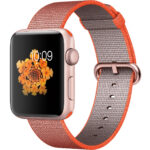 خرید و قیمت ساعت هوشمند اپل واچ 2 مدل 42mm Rose Gold Aluminum Case With Orange Nylon Band