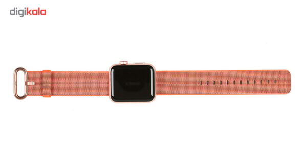 خرید و قیمت ساعت هوشمند اپل واچ 2 مدل 42mm Rose Gold Aluminum Case With Orange Nylon Band