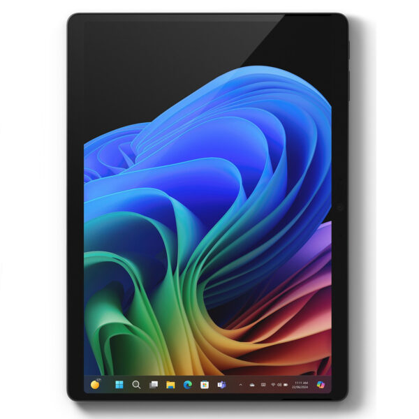 تبلت 13 اینچی مایکروسافت مدل Surface Pro 11-Snapdragon X Elite OLED ظرفیت 1 ترابایت و رم 32 گیگابایت به همراه کیبورد Surface Pro Copilot و قلم Slim Pen 2