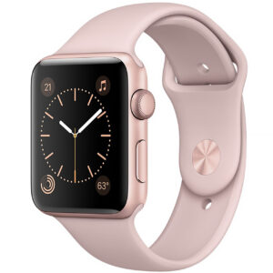 خرید و قیمت ساعت هوشمند اپل واچ سری 1 مدل 42mm  Rose Gold Case with Pink Sand Silicon Band