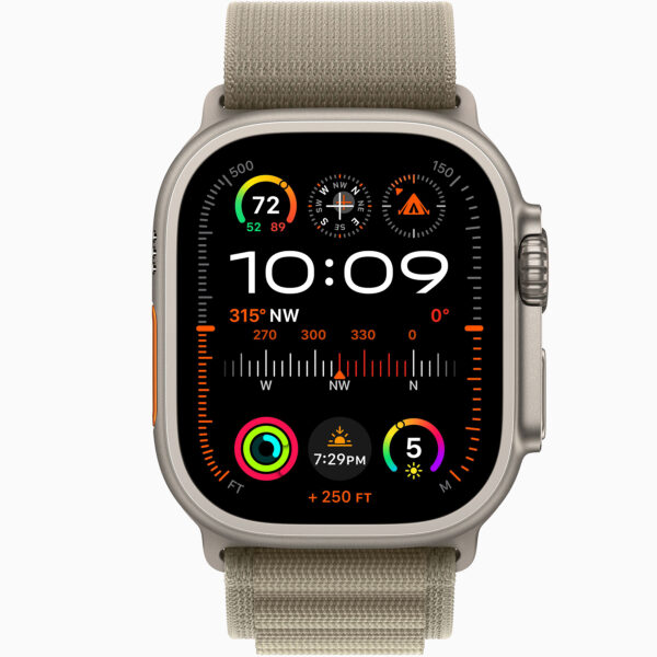 خرید و قیمت | ساعت هوشمند اپل مدل Ultra 2 2024 Titanium Case Alpine Loop 49mm