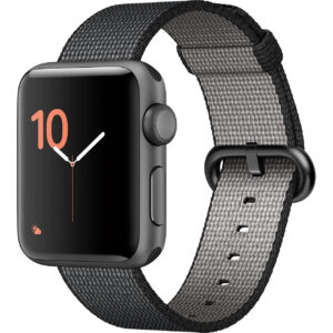 خرید و قیمت | ساعت هوشمند اپل واچ سری 2 مدل 38mm Space Gray Aluminum Case With Black Nylon Band