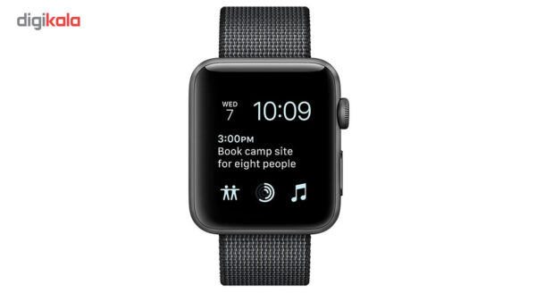 خرید و قیمت | ساعت هوشمند اپل واچ سری 2 مدل 38mm Space Gray Aluminum Case With Black Nylon Band