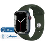 خرید و قیمت | ساعت هوشمند اپل واچ سری 7 مدل 41mm Aluminum Case with Sport silicone Band