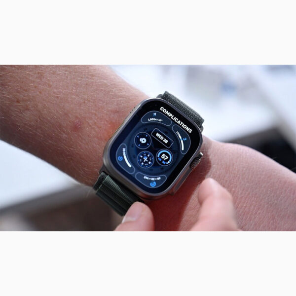 خرید و قیمت | ساعت هوشمند اپل مدل Ultra 2 Black Titanium Case Alpine Loop 49mm