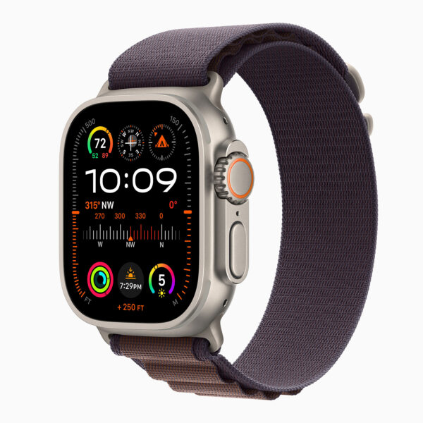 خرید و قیمت | ساعت هوشمند اپل مدل Ultra 2 2024 Titanium Case Alpine Loop 49mm