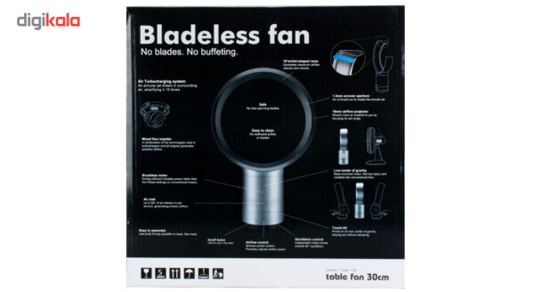 خرید و قیمت پنکه بدون پره مدل Circle Bladeless Fan