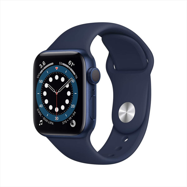 خرید و قیمت | ساعت هوشمند اپل واچ سری 6 مدل 40mm Aluminum Case with  Sport silicone Band