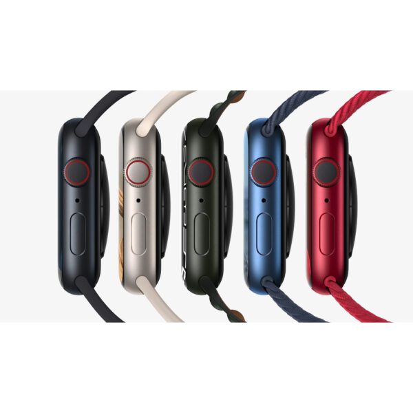 خرید و قیمت | ساعت هوشمند اپل واچ سری 7 مدل 41mm Aluminum Case with Sport silicone Band