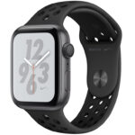 خرید و قیمت | ساعت هوشمند اپل واچ 4 مدل  44mm Aluminum Case with Nike Sport Nylon Band