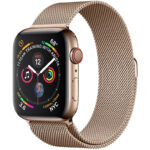 خرید و قیمت | ساعت هوشمند اپل واچ سری 4 سلولار مدل 44mm Steel Case with Milanese Steel Loop