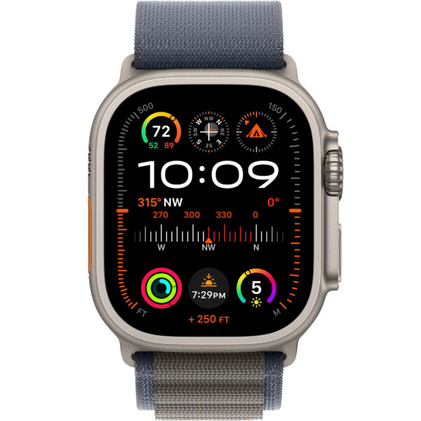 خرید و قیمت | ساعت هوشمند اپل مدل Ultra 2 2024 Titanium Case Alpine Loop 49mm